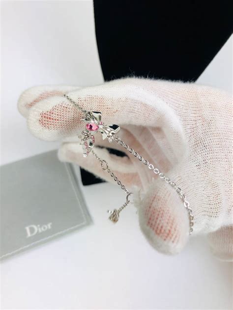 dior encrusted bowtie bracelet|Dior wrist bracelets.